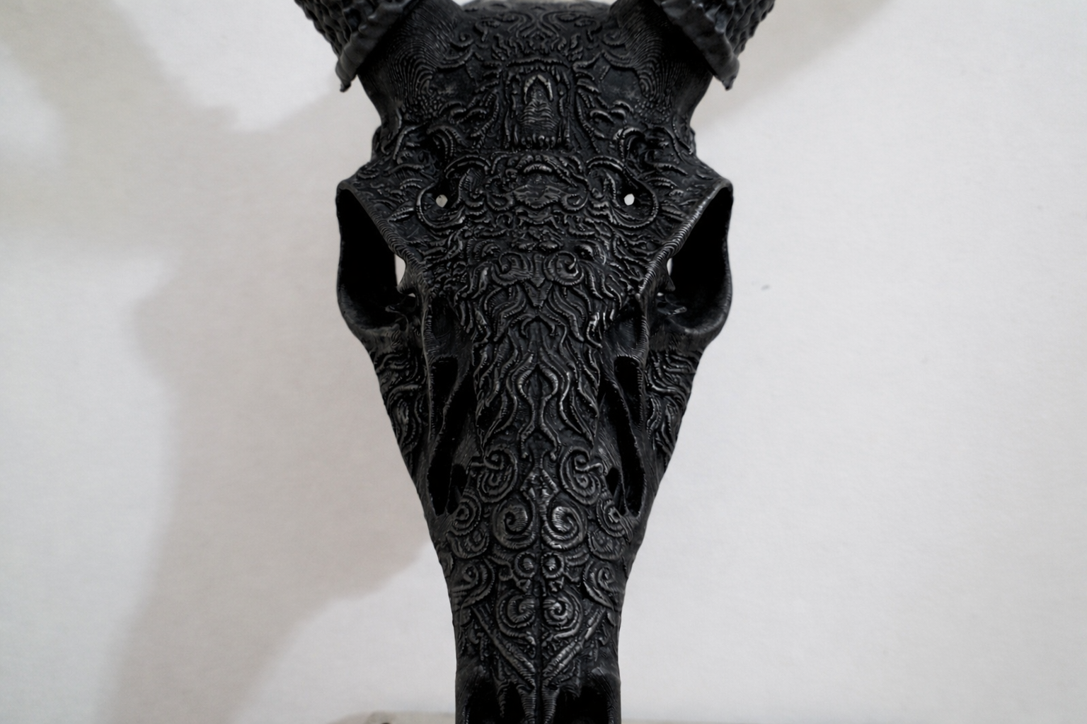 Layered Bone Co. 3D printed graphic Euro whitetail skull